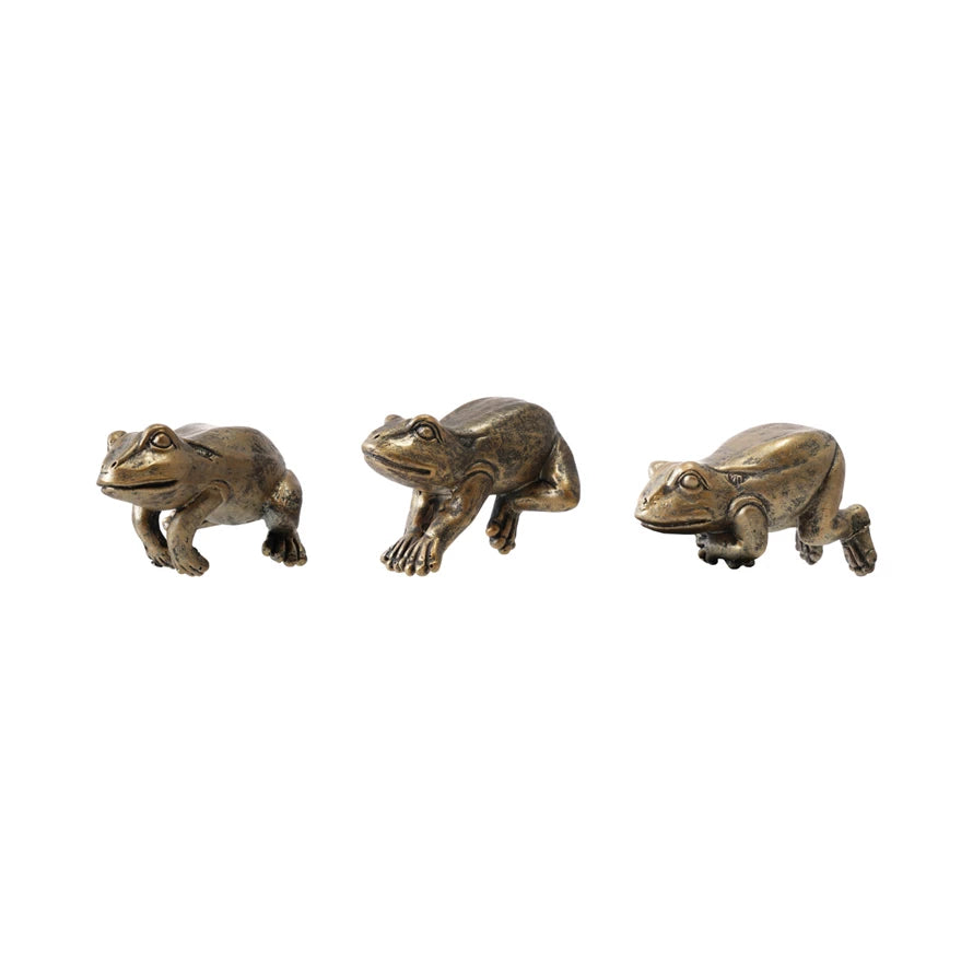 RESIN FROG POT HANGER