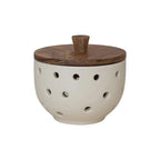 STONEWARE GARLIC/ONION KEEPER