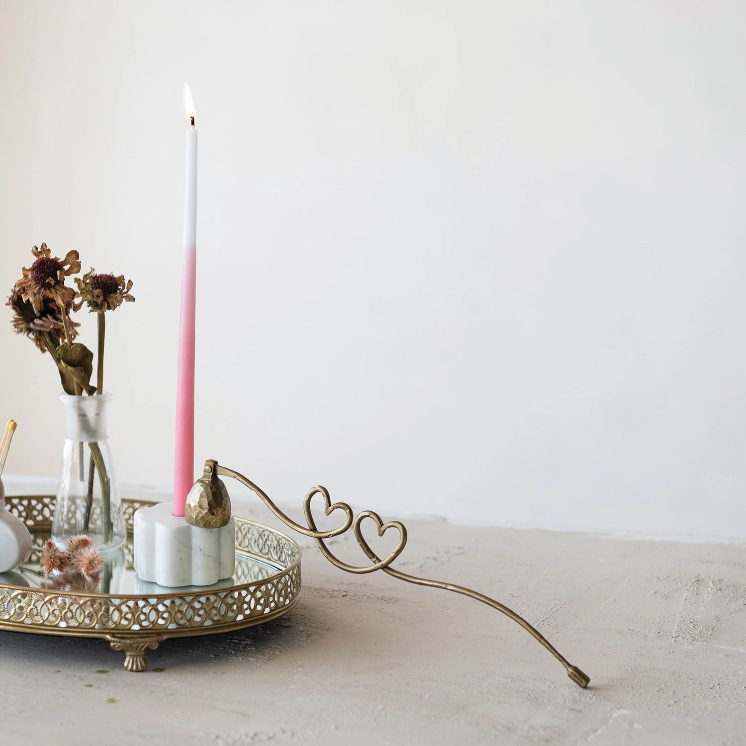 HEART SHAPED CANDLE SNUFFER