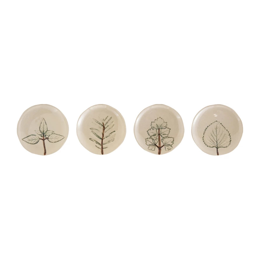 BOTANICAL STONEWARE DISH