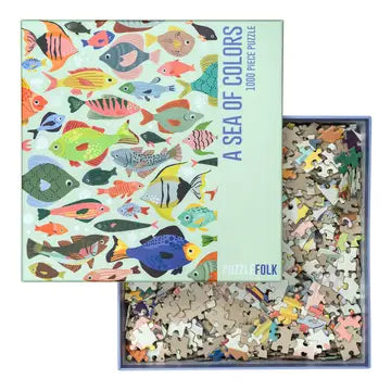 A SEA OF COLORS PUZZLE