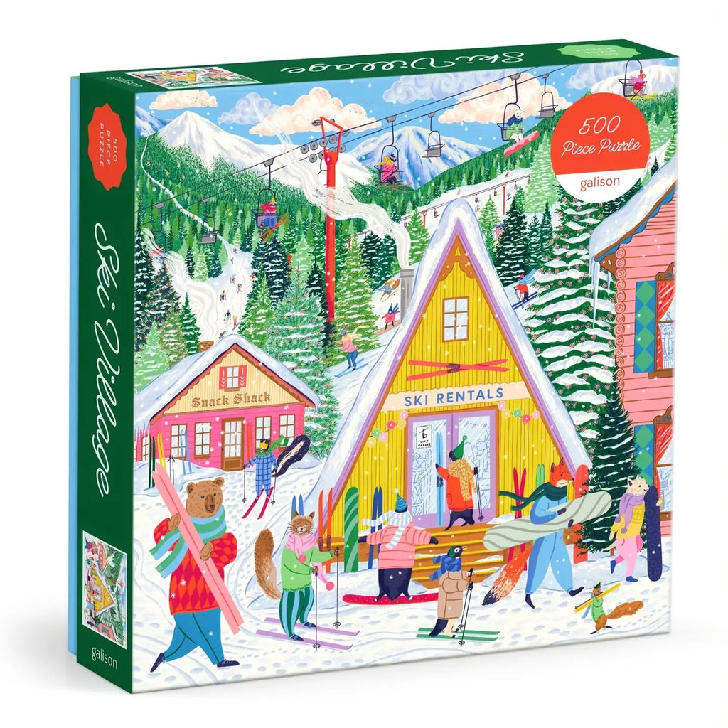 SKI VILLAGE 500 PIECE PUZZLE