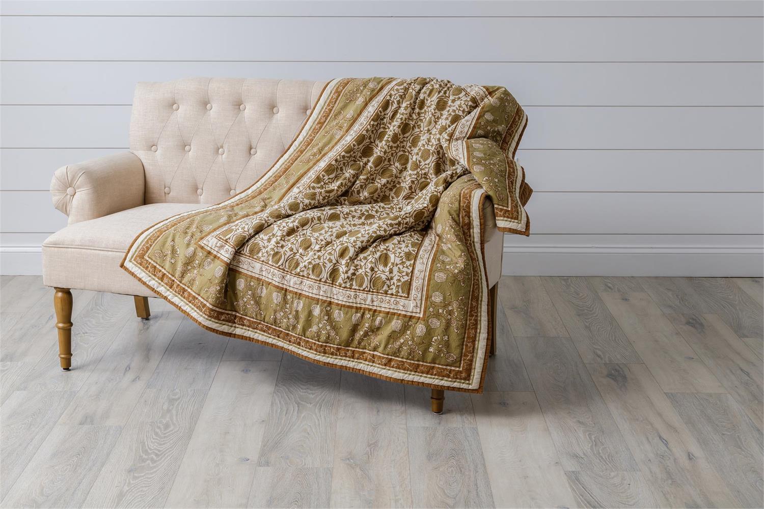 BLOCK PRINT QUILT