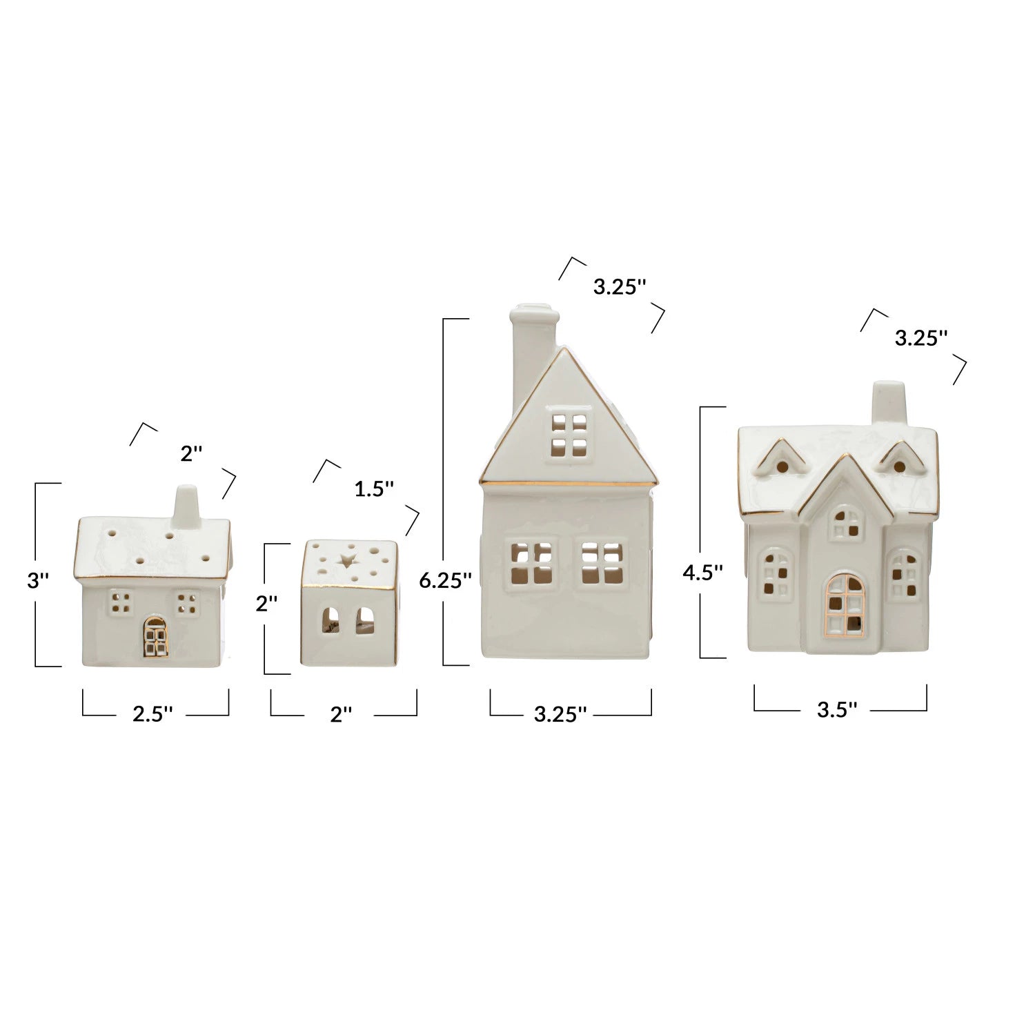 LED STONEWARE VILLAGE