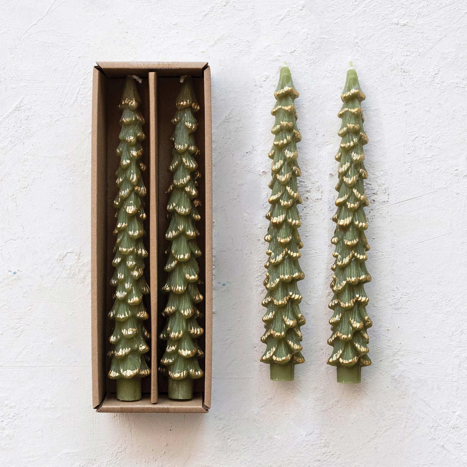 10" GOLD TIPPED TREE TAPER SET