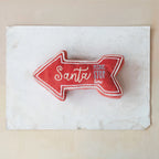 VELVET ARROW PILLOW