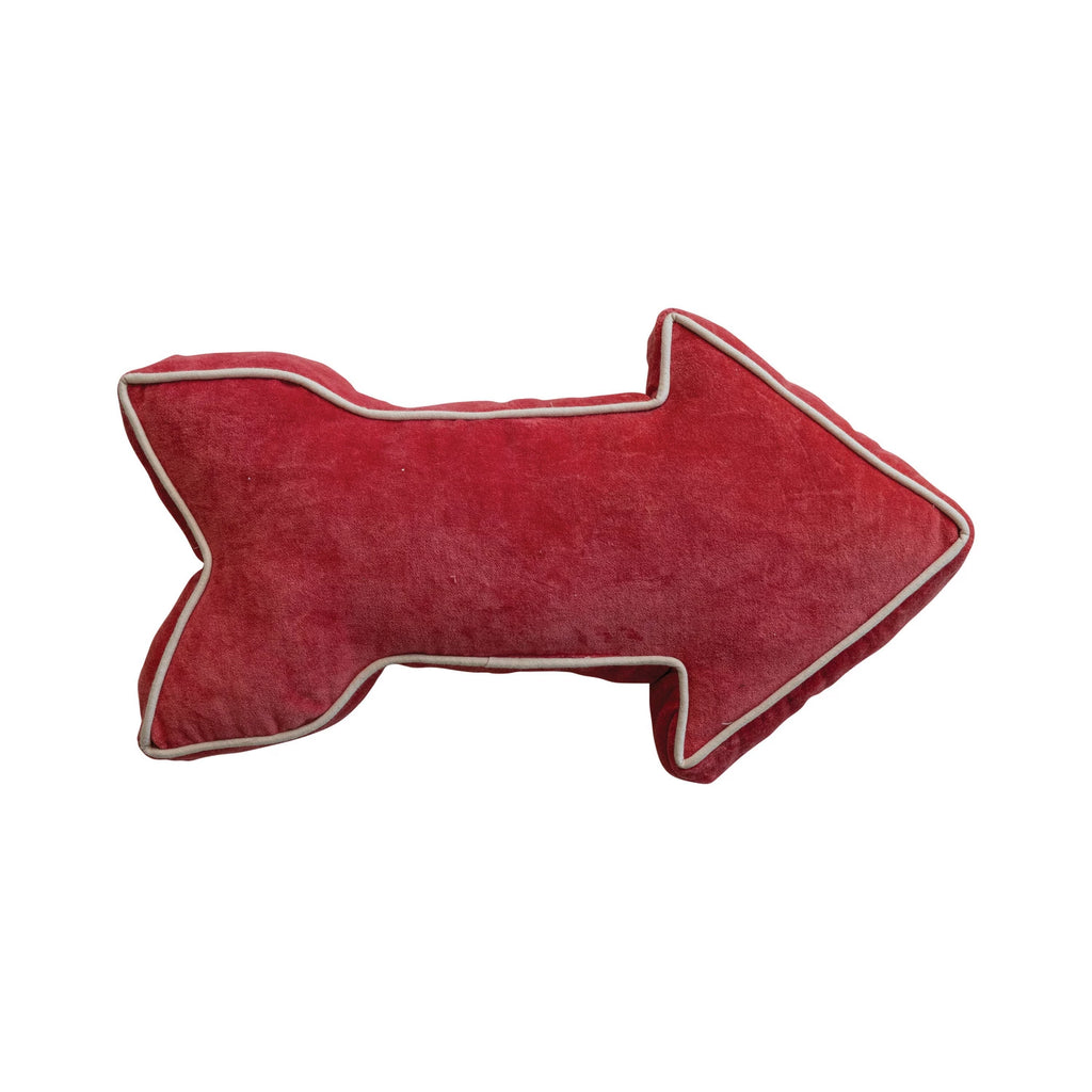 VELVET ARROW PILLOW