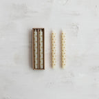 3D DOT TAPER CANDLES