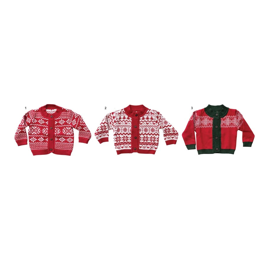FAIRISLE KNIT BABY SWEATERS