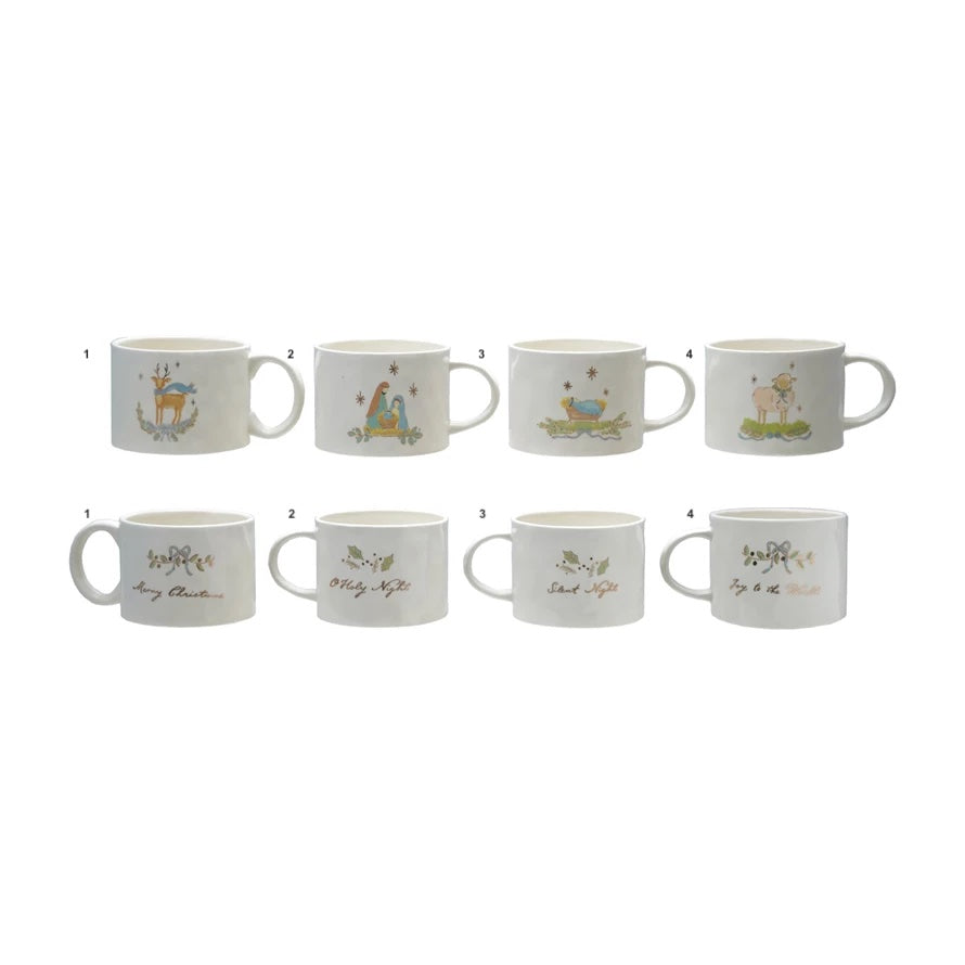 14 OZ. GOLD DETAIL MUG