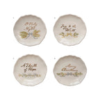 STONEWARE SCALLOPED PLATE