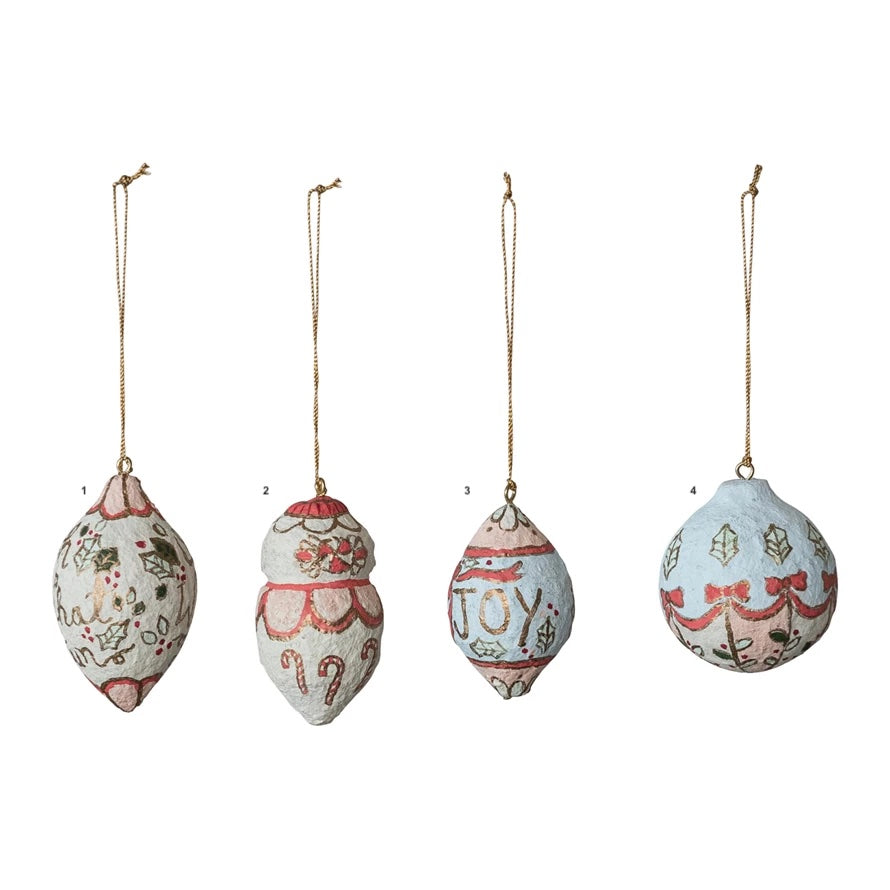 MULTICOLOR HAND-PAINTED ORNAMENT